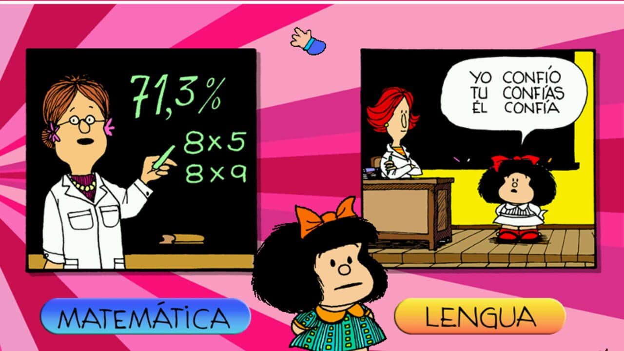Mafalda: Jugando con Números y Palabras screenshot 1