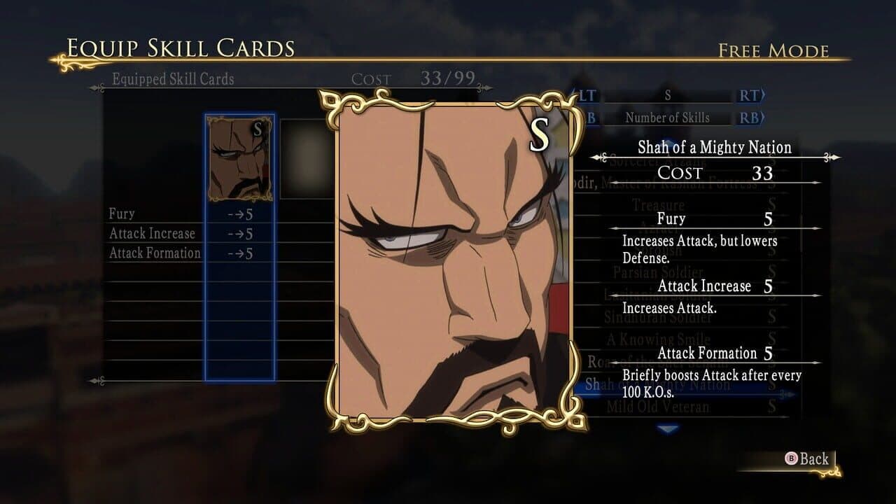 Arslan: The Warriors of Legend - Skill Card Set 1 screenshot 1