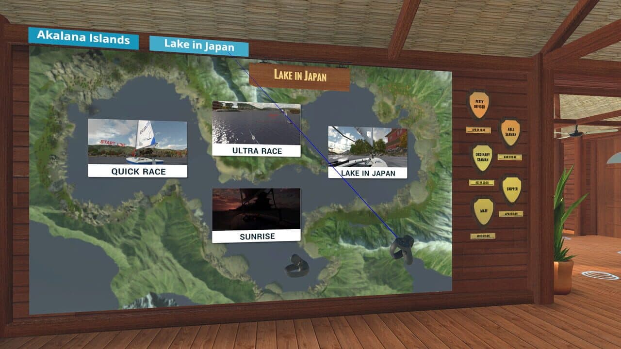 VR Regatta: The Sailing Game - Lake in Japan screenshot 1