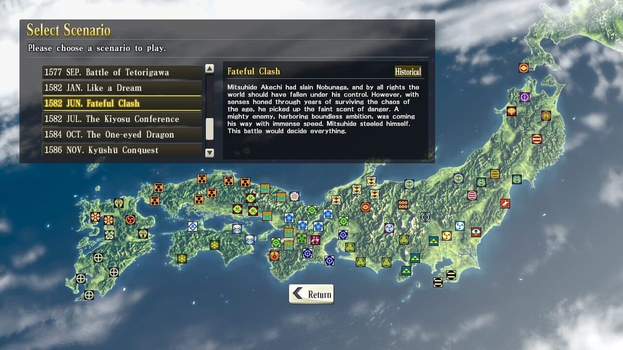 Nobunaga's Ambition: Sphere of Influence - Scenario 4: Fateful Clash thumbnail 5