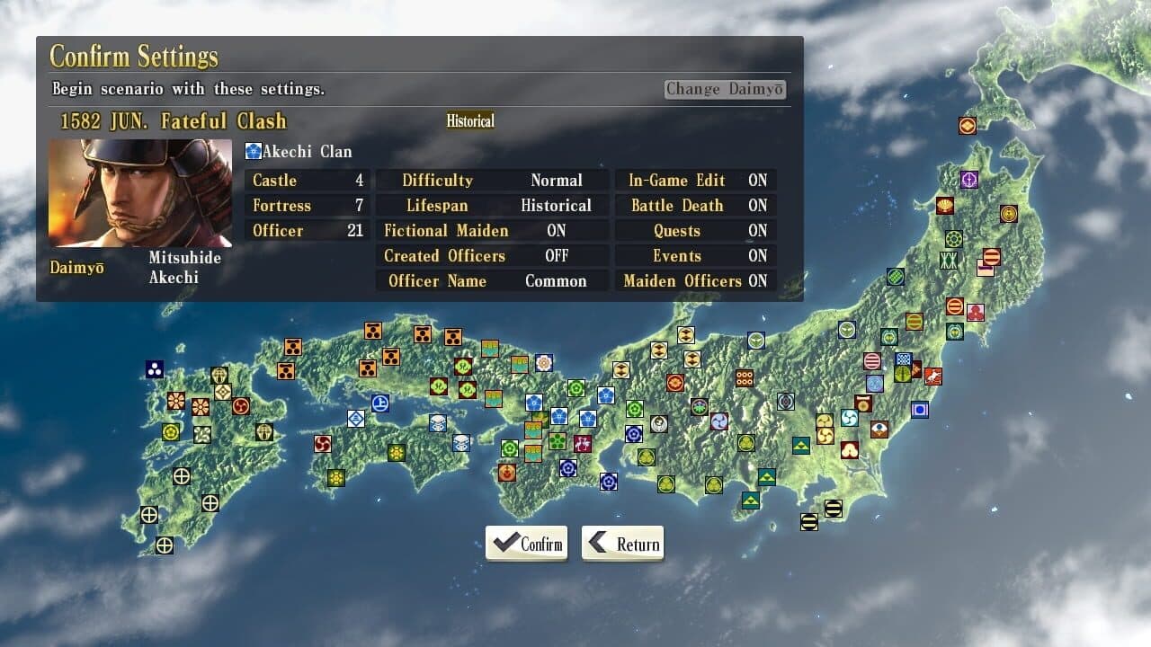 Nobunaga's Ambition: Sphere of Influence - Scenario 4: Fateful Clash thumbnail 4