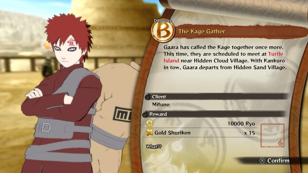 Naruto Shippuden: Ultimate Ninja Storm 4 - Gaara's Tale Extra Scenario thumbnail 5