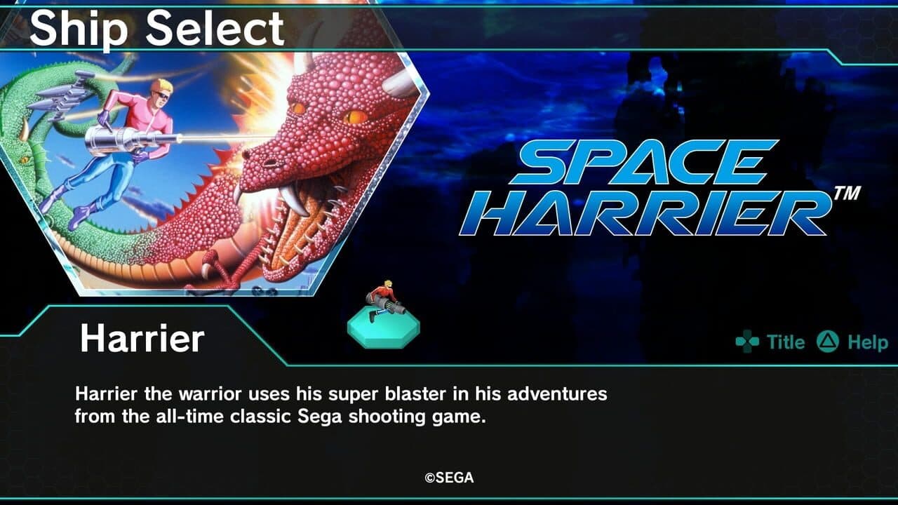Dariusburst: Chronicle Saviours - Space Harrier screenshot 1
