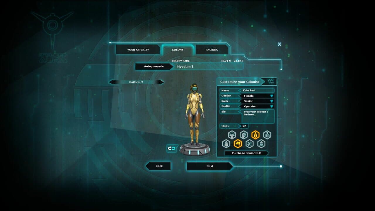 Project Aura: Senior Colonist screenshot 1