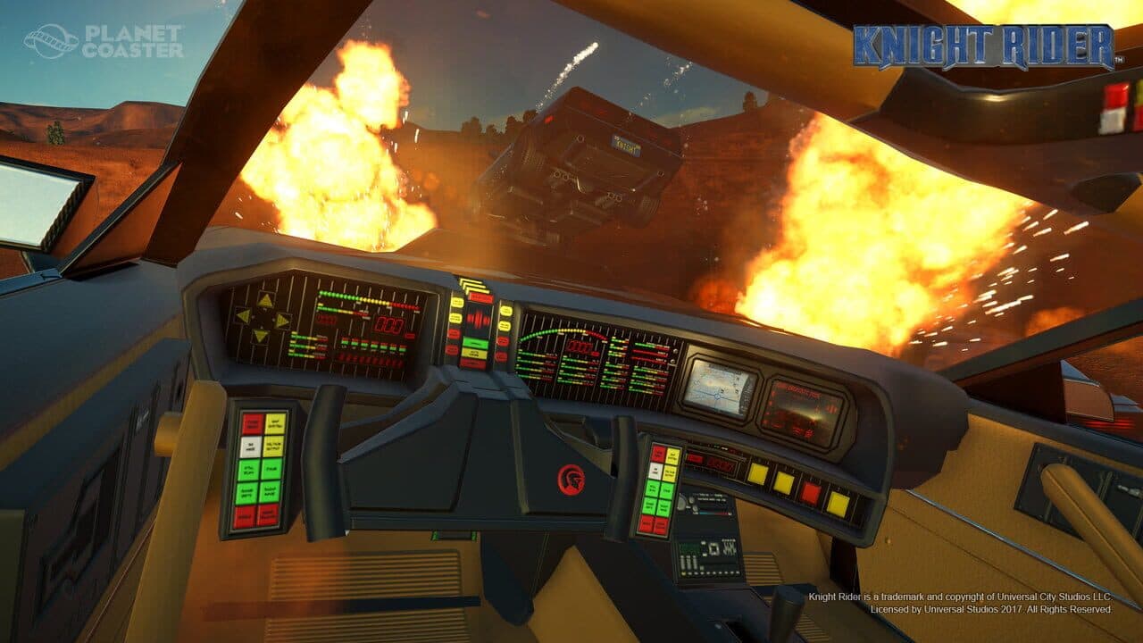 Planet Coaster: Knight Rider K.I.T.T. Construction Kit thumbnail 2