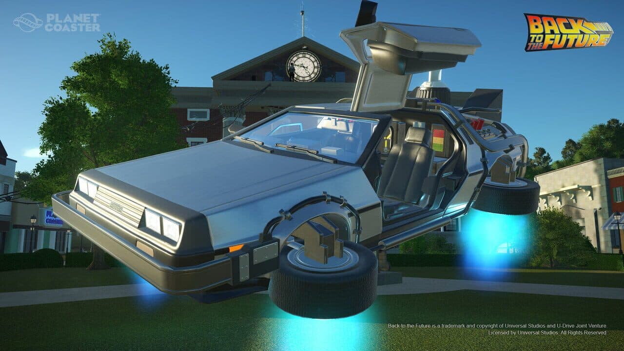Planet Coaster: Back to the Future Time Machine Construction Kit thumbnail 2