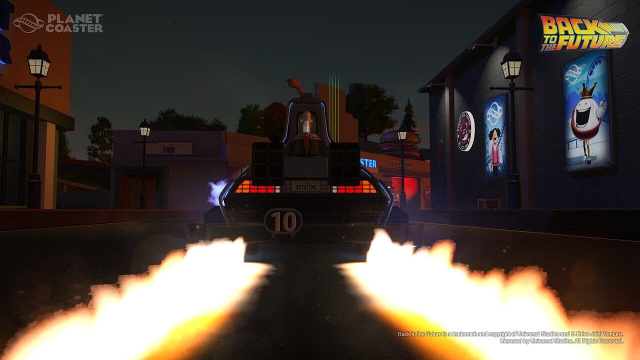 Planet Coaster: Back to the Future Time Machine Construction Kit thumbnail 3