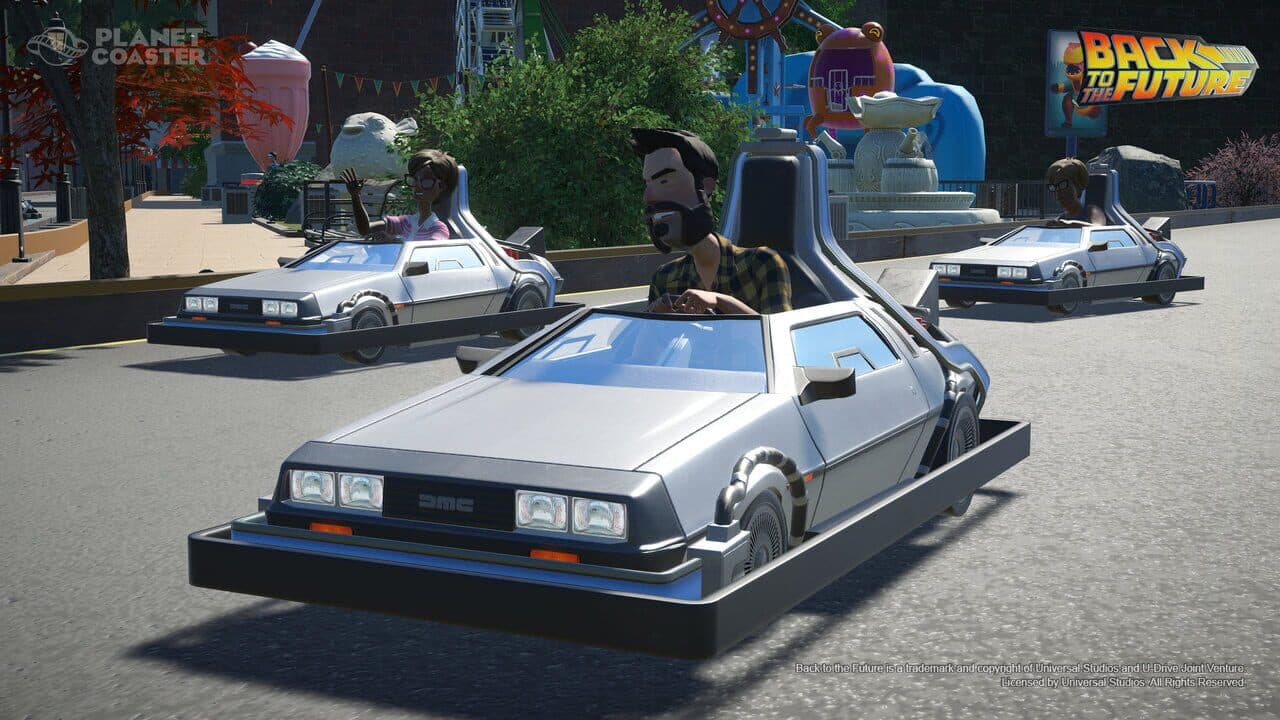 Planet Coaster: Back to the Future Time Machine Construction Kit thumbnail 4