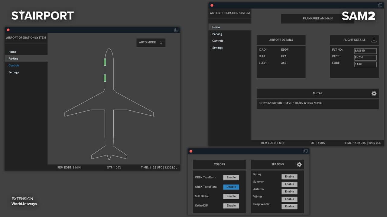 X-Plane 11: Add-on - SAM WorldJetways thumbnail 3