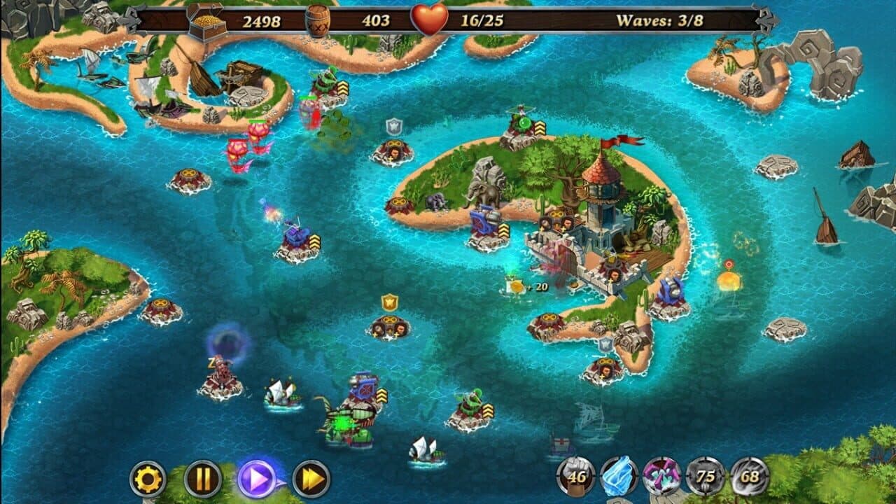 Fort Defense: Atlantic Ocean screenshot 1