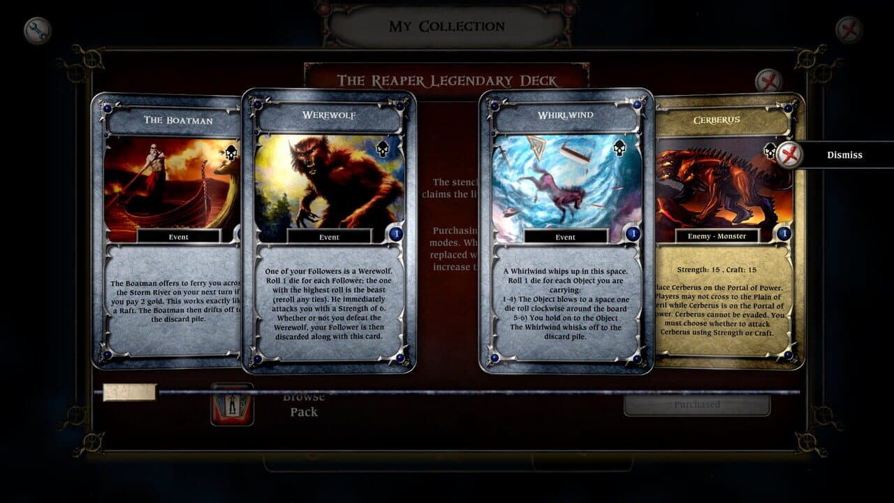 Talisman: The Reaper Expansion - Legendary Deck screenshot 1