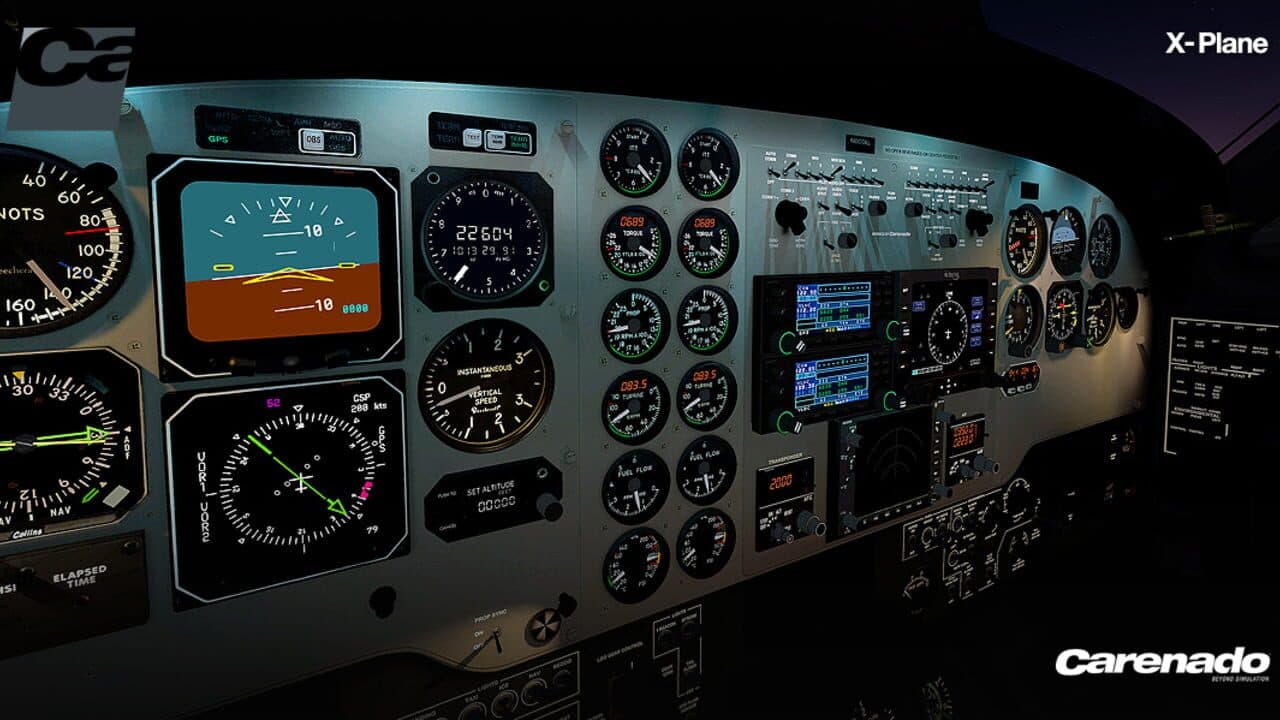 X-Plane 10 Global: Carenado - B200 King Air thumbnail 4