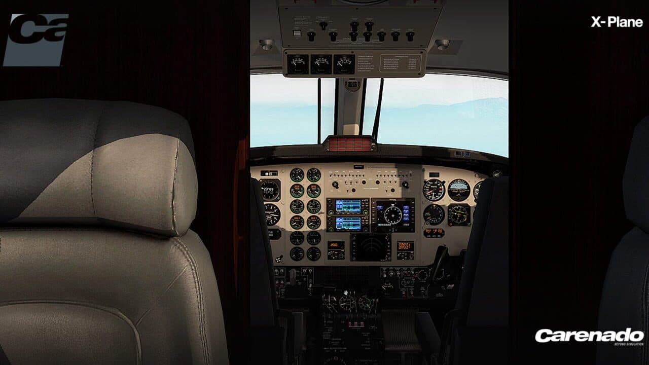 X-Plane 10 Global: Carenado - B200 King Air screenshot 1