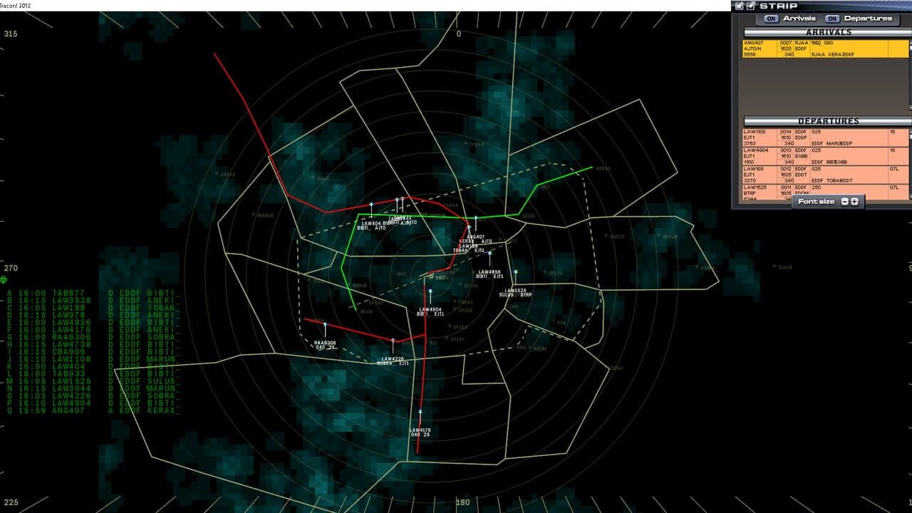 Tracon!2012:SE - Frankfurt Sector screenshot 1
