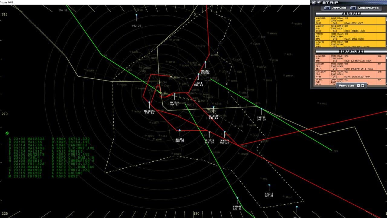 Tracon!2012:SE - NorCal Sector screenshot 1