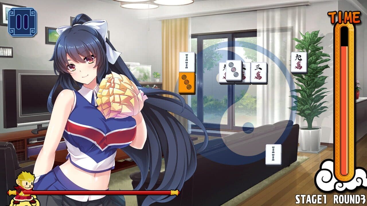 Pretty Girls Mahjong Solitaire: Blue thumbnail 4