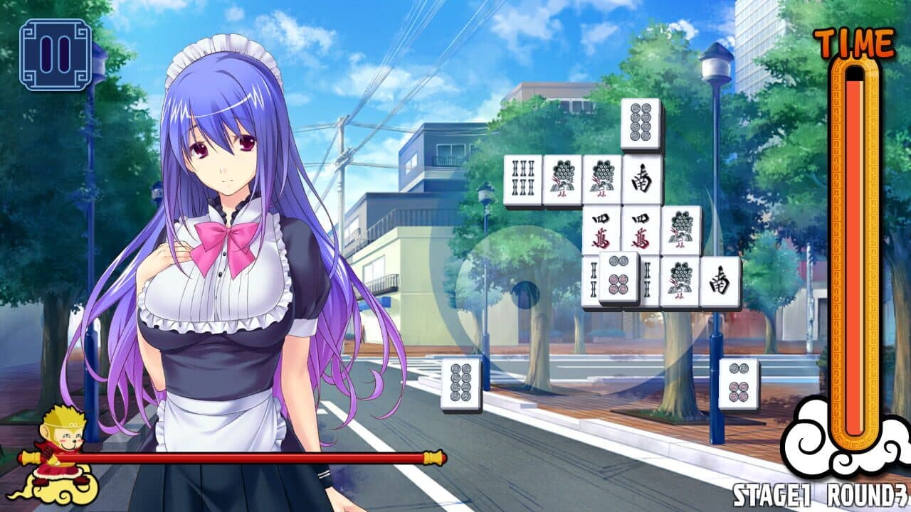 Pretty Girls Mahjong Solitaire: Blue thumbnail 6