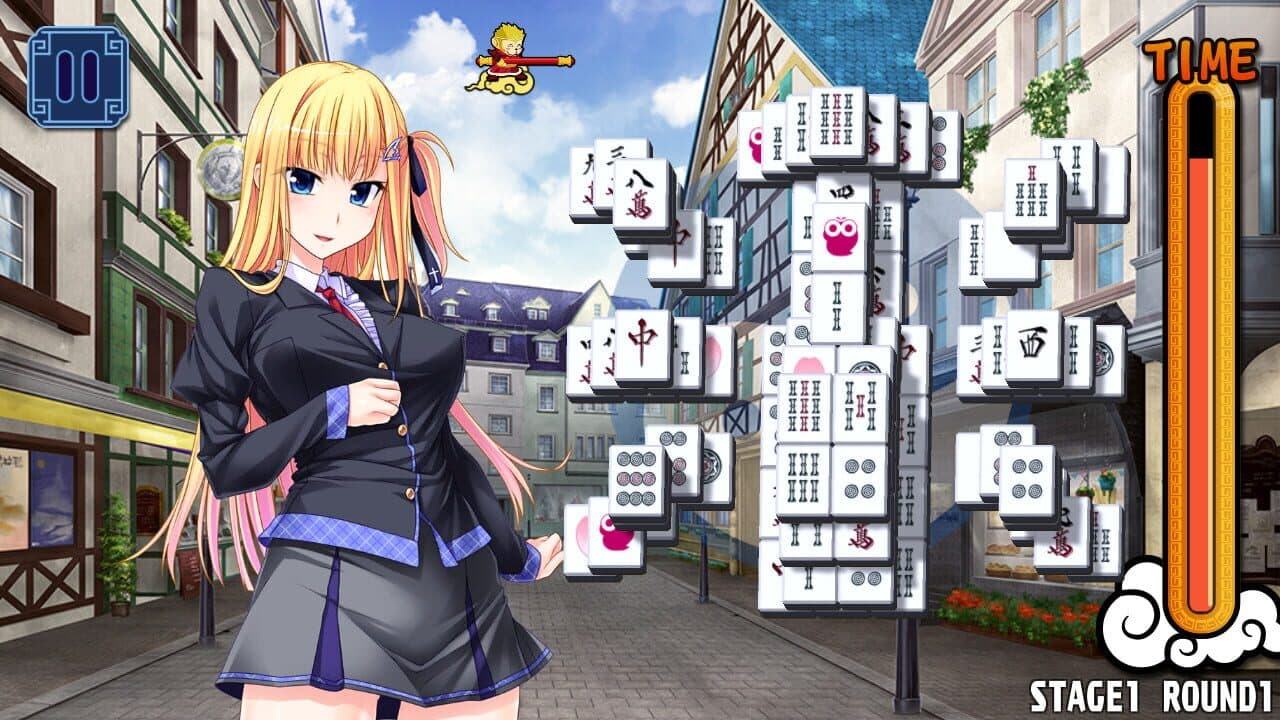 Pretty Girls Mahjong Solitaire: Blue thumbnail 8