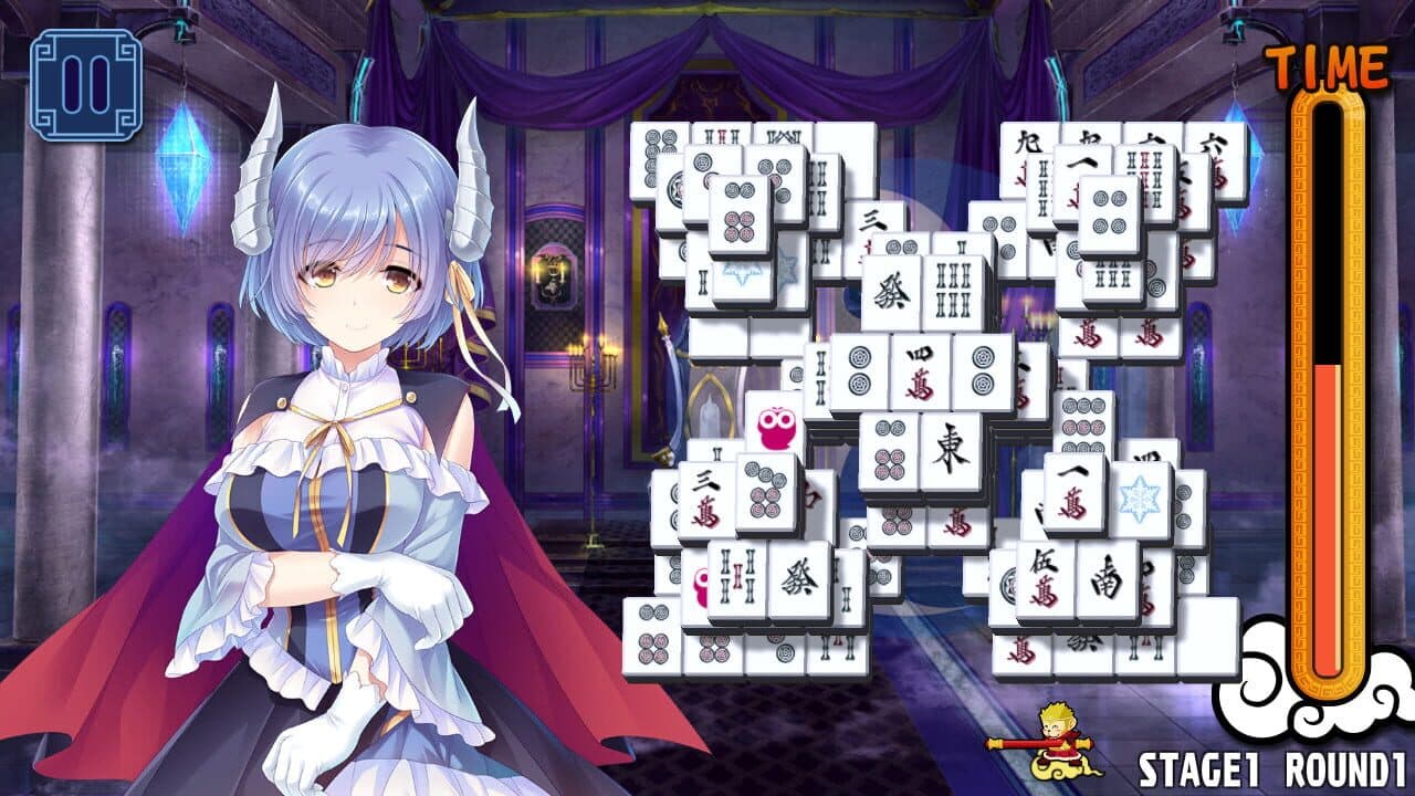 Pretty Girls Mahjong Solitaire: Blue thumbnail 9