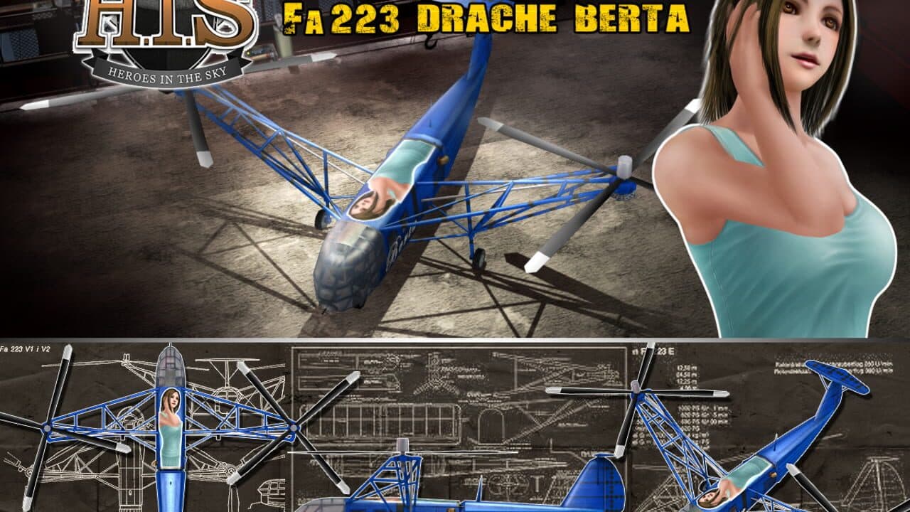 HIS: Heroes in the Sky - Fa223 Berta Hildebrand Pack thumbnail 3