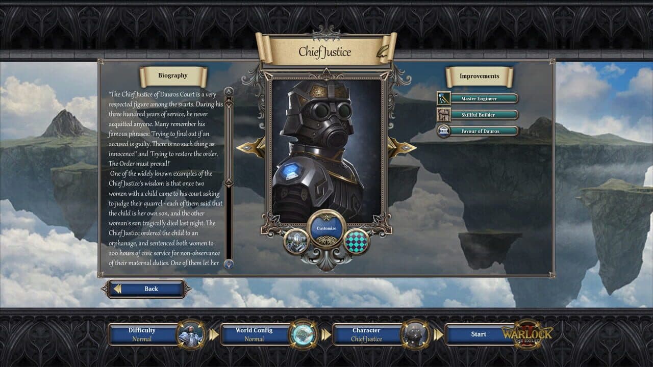 Warlock II: The Exiled - Three Mighty Mages screenshot 1