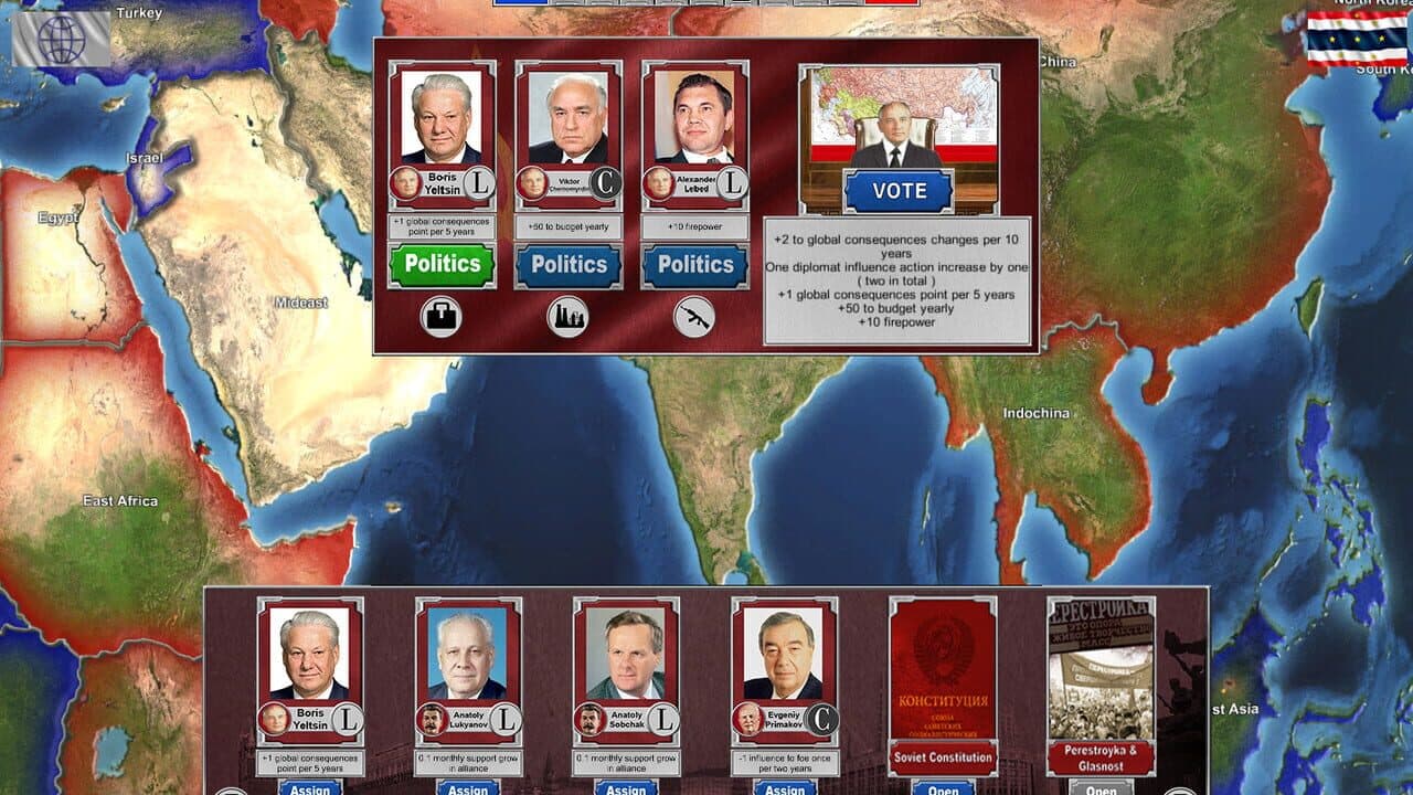 Arms Race: TCWE - Politics screenshot 1