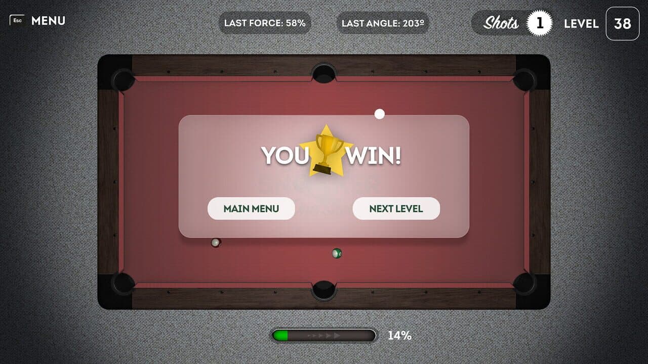 Legends of Snooker: One Shot screenshot 1