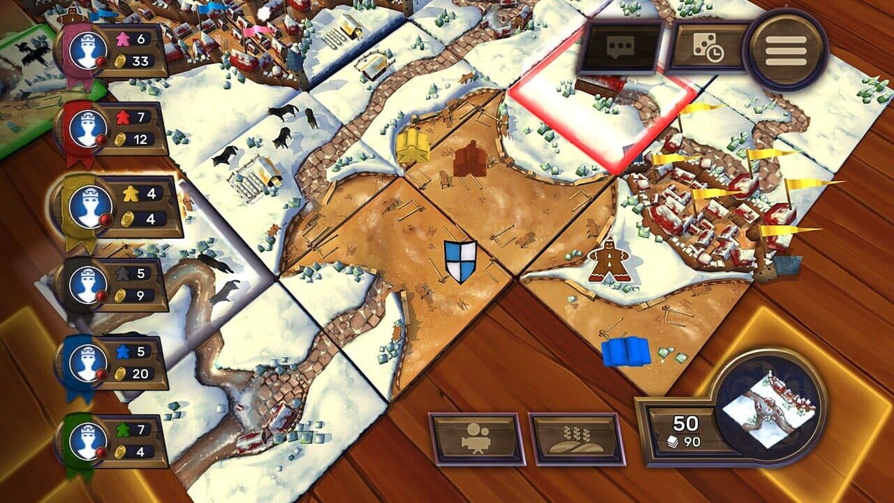 Carcassonne: The Official Board Game - Winter and Gingerbread Man thumbnail 3