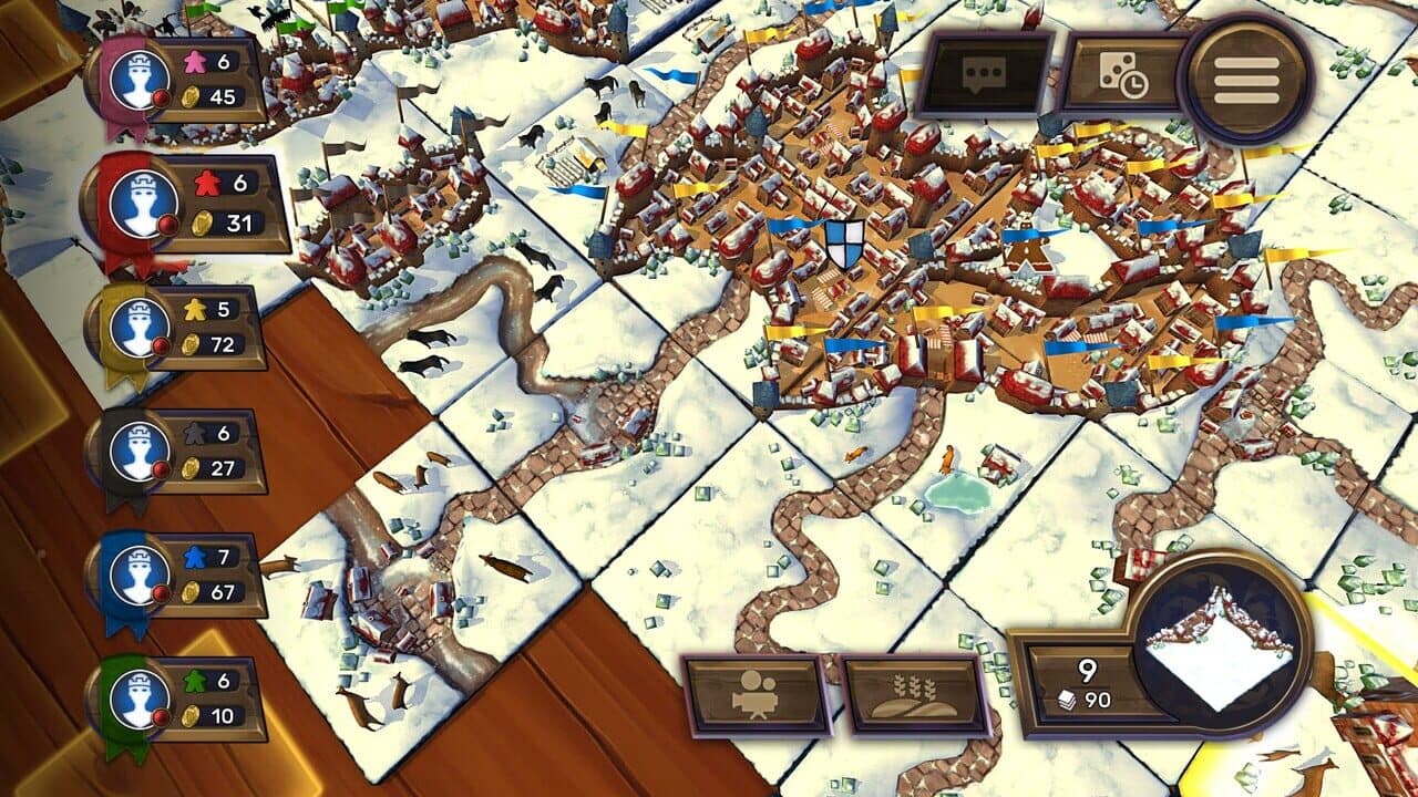 Carcassonne: The Official Board Game - Winter and Gingerbread Man thumbnail 2