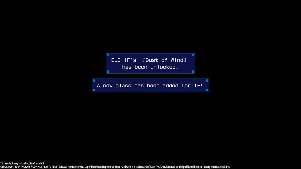 Superdimension Neptune vs. Sega Hard Girls: If's Gust of Wind screenshot 1