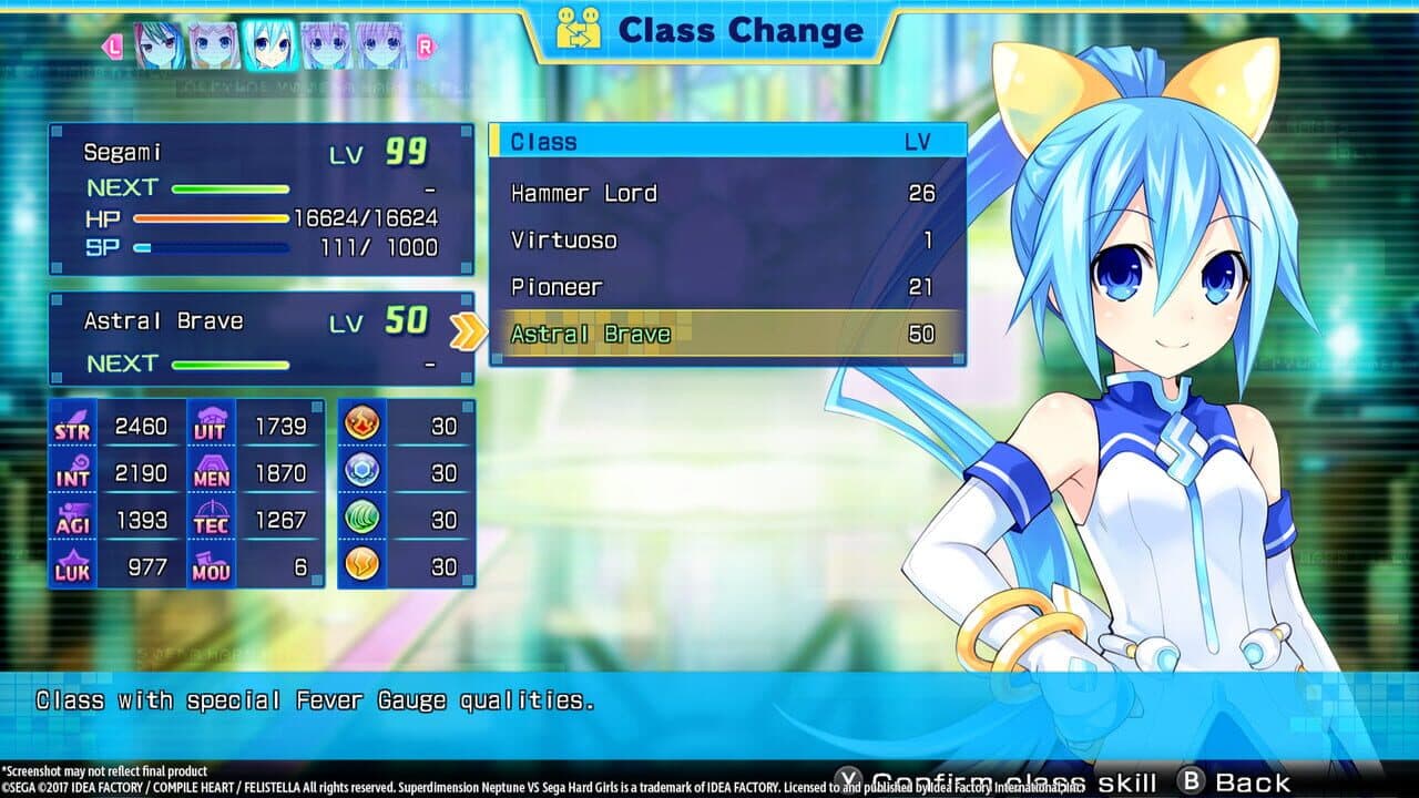 Superdimension Neptune vs. Sega Hard Girls: Segami's Astral Brave thumbnail 2