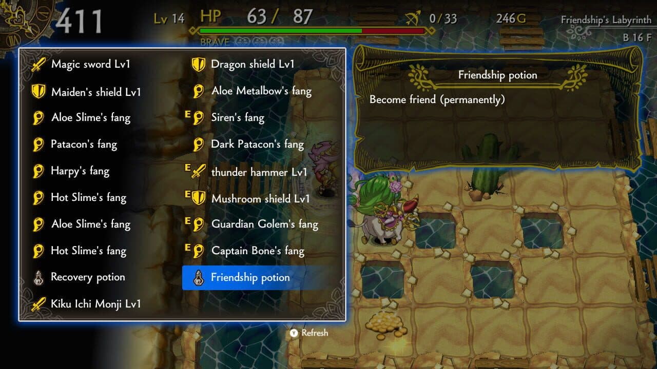 Dragon Fang Z: The Rose & Dungeon of Time - Extra Dungeon: Friendship's Labyrinth thumbnail 3