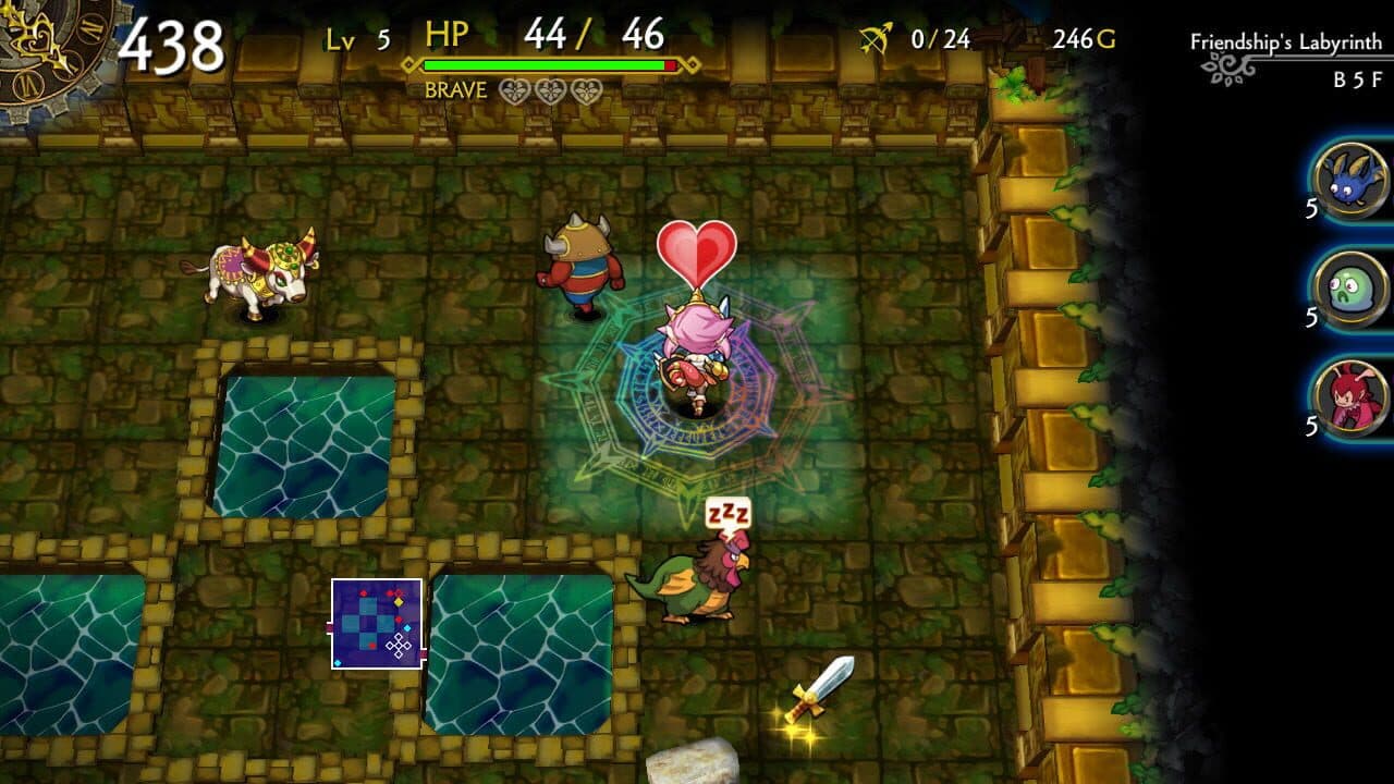 Dragon Fang Z: The Rose & Dungeon of Time - Extra Dungeon: Friendship's Labyrinth screenshot 1