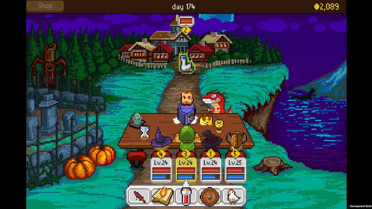 Knights of Pen and Paper: Haunted Fall screenshot 1