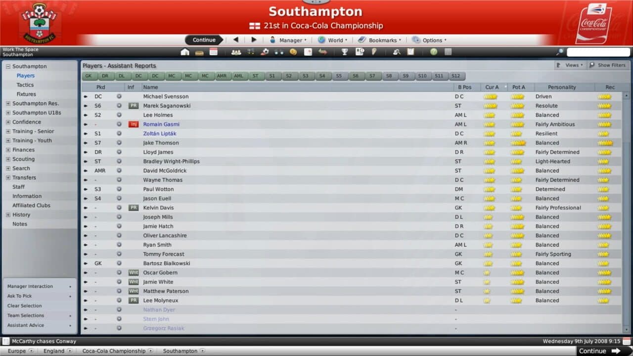 Football Manager 2009 thumbnail 2