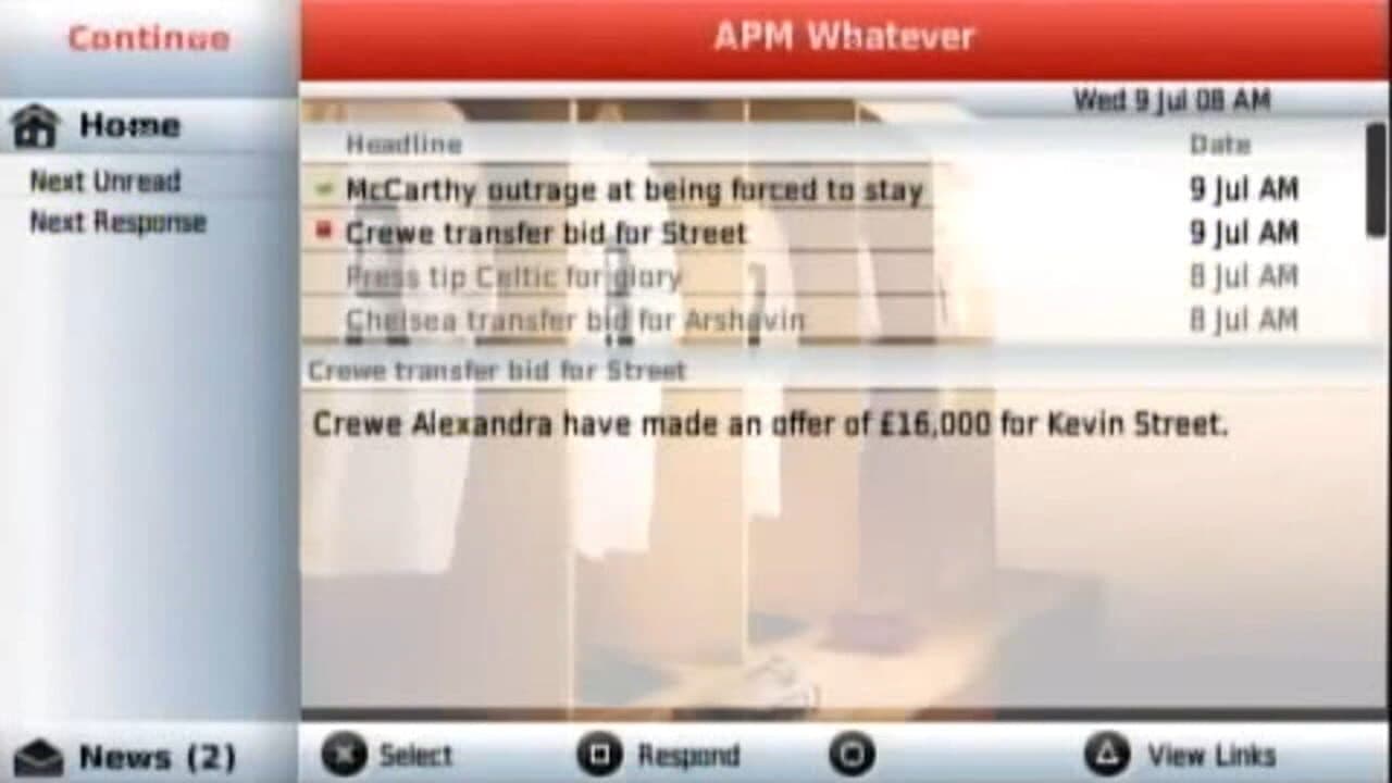 Football Manager Handheld 2009 thumbnail 2