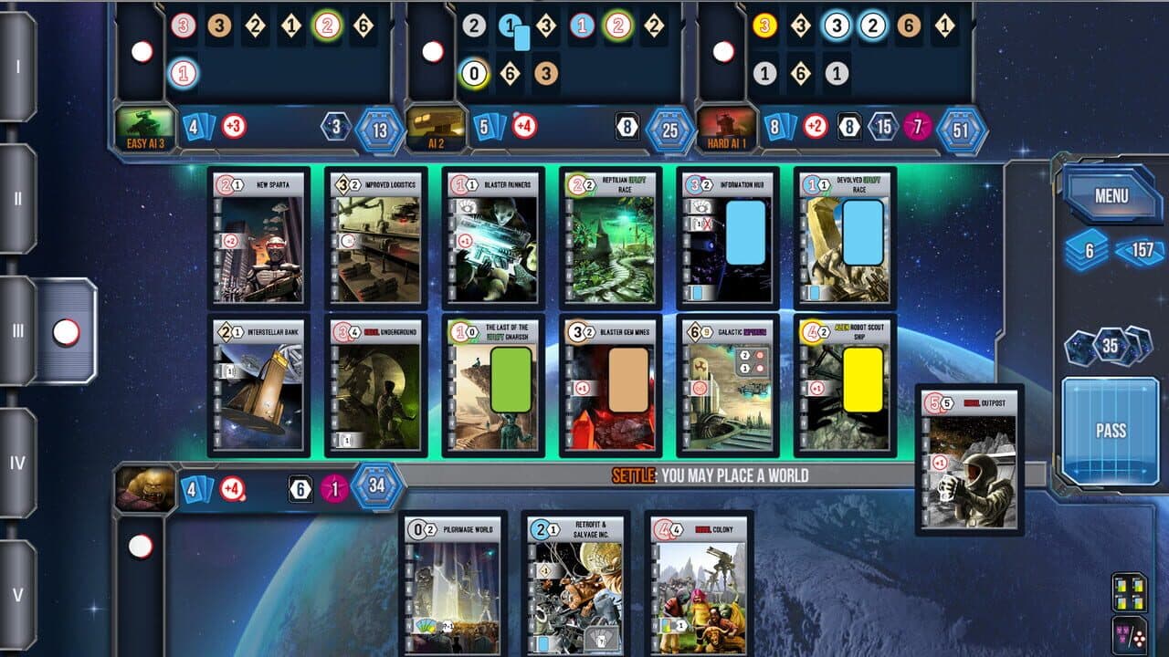 Race for the Galaxy: Brink of War screenshot 1