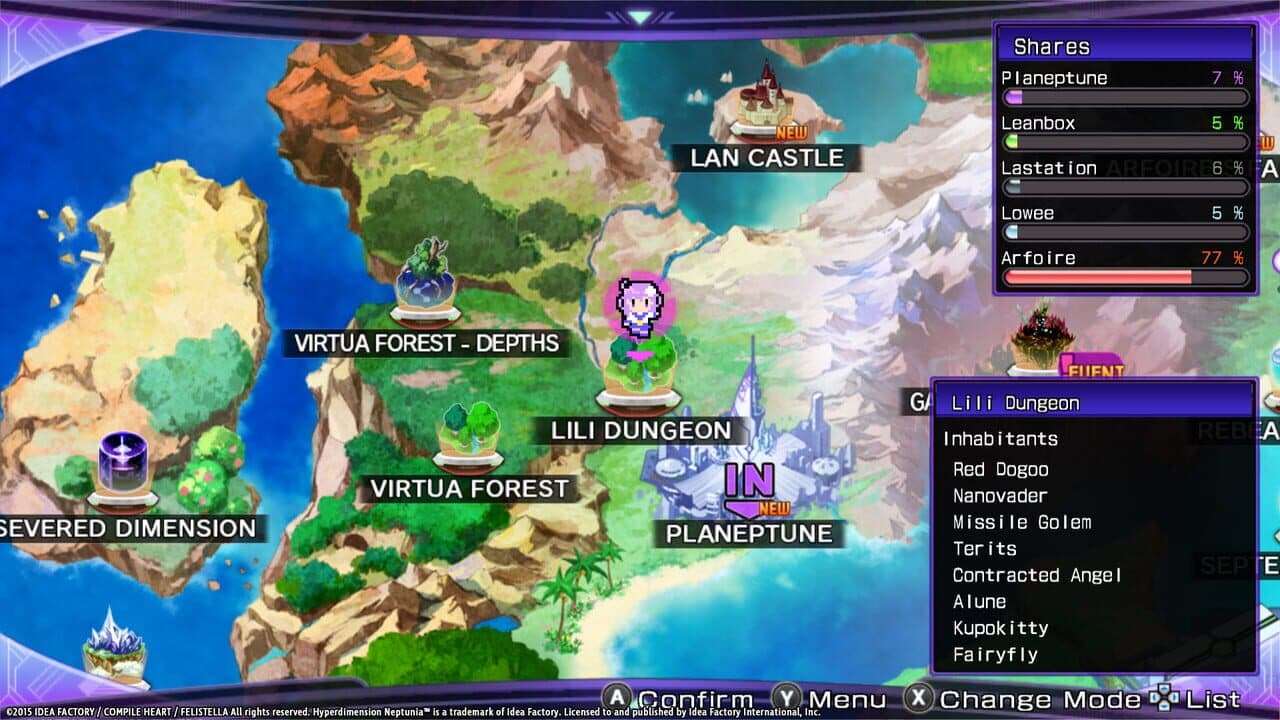 Hyperdimension Neptunia Re;Birth2: Sisters Generation - Lily-ad Dungeon thumbnail 7