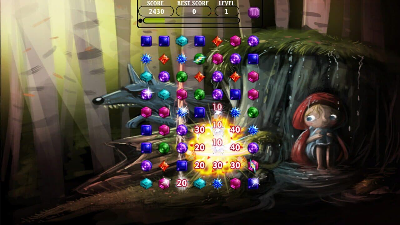 Jewels of the Mysterious Woodland: Fairies Magical Jewel Match Quest screenshot 1