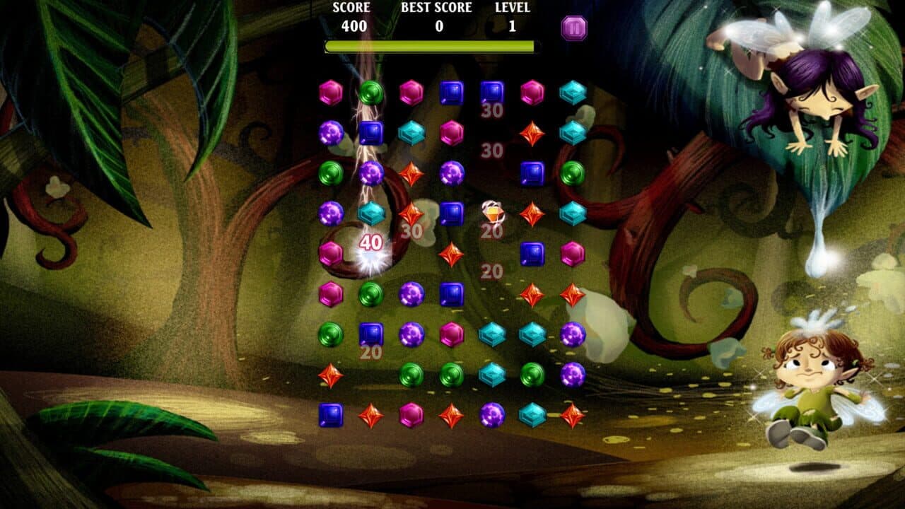 Jewels of the Mysterious Woodland: Fairies Magical Jewel Match Quest thumbnail 4