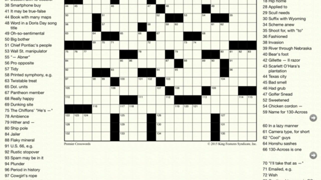 Crosswords Classic screenshot 1