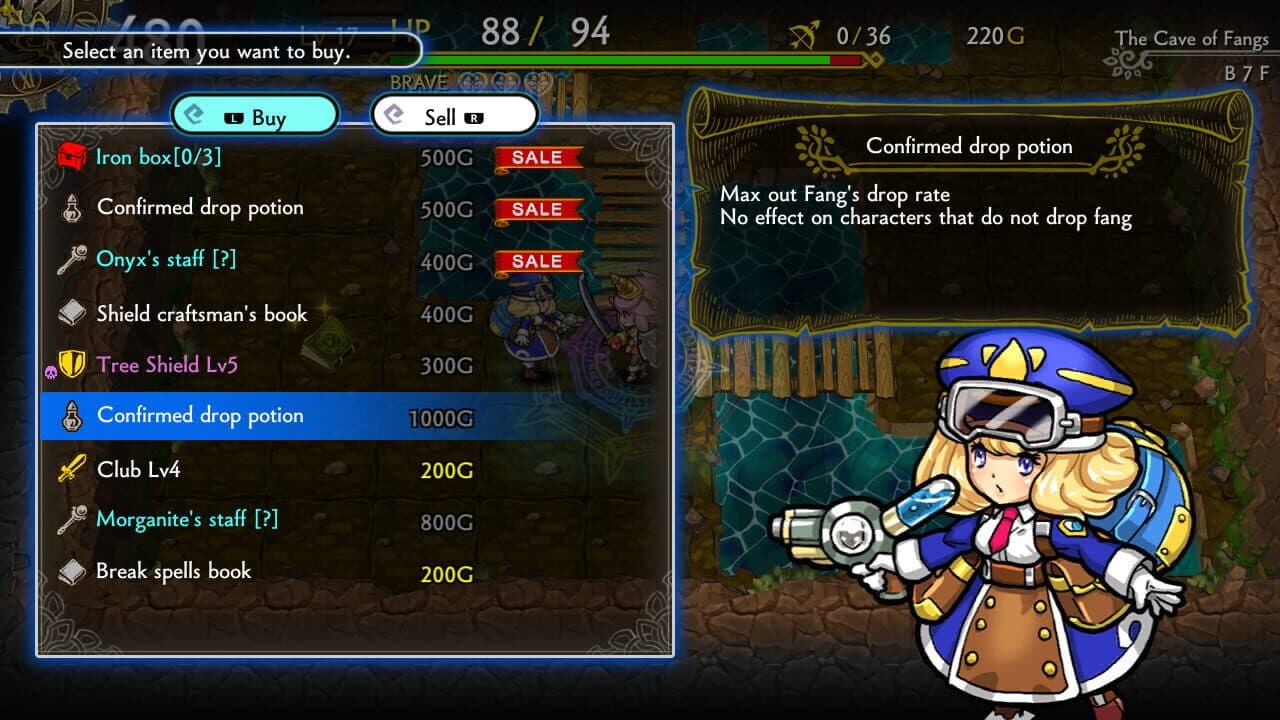 Dragon Fang Z: The Rose & Dungeon of Time - Extra Dungeon: The Cave of Fangs thumbnail 2