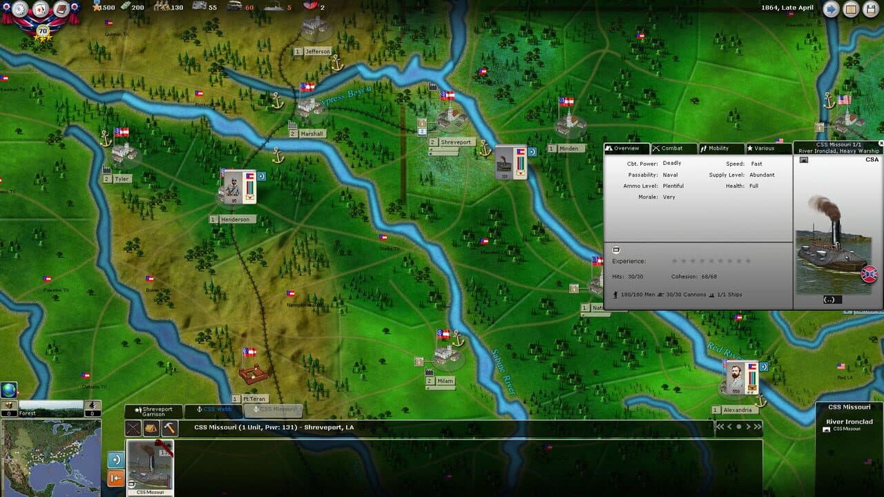 Civil War II: The Bloody Road South screenshot 1