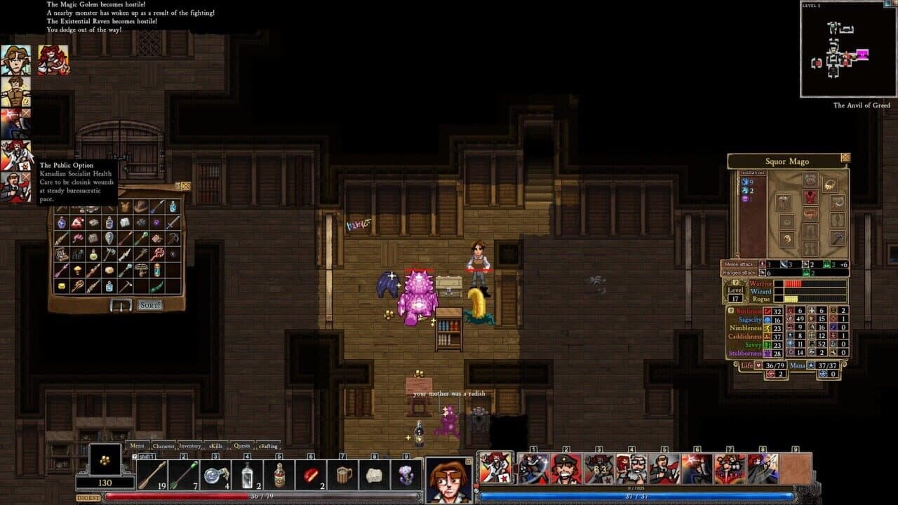 Dungeons of Dredmor: Conquest of the Wizardlands screenshot 1