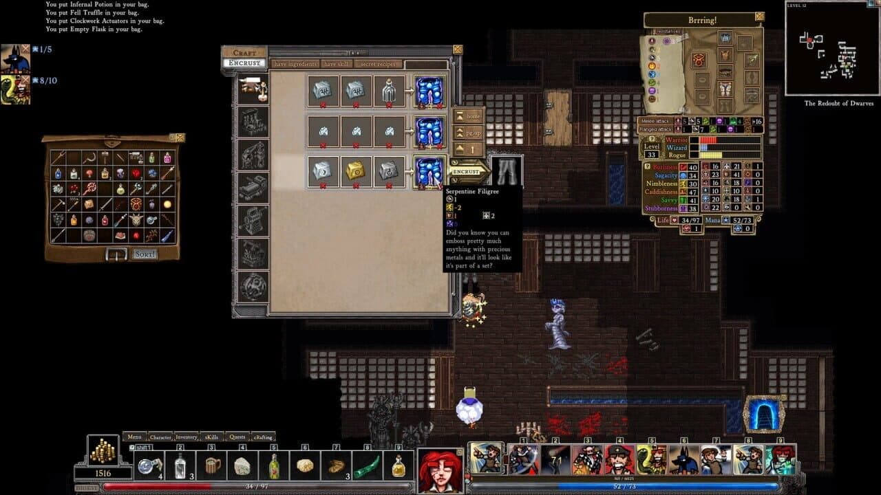 Dungeons of Dredmor: Conquest of the Wizardlands thumbnail 5