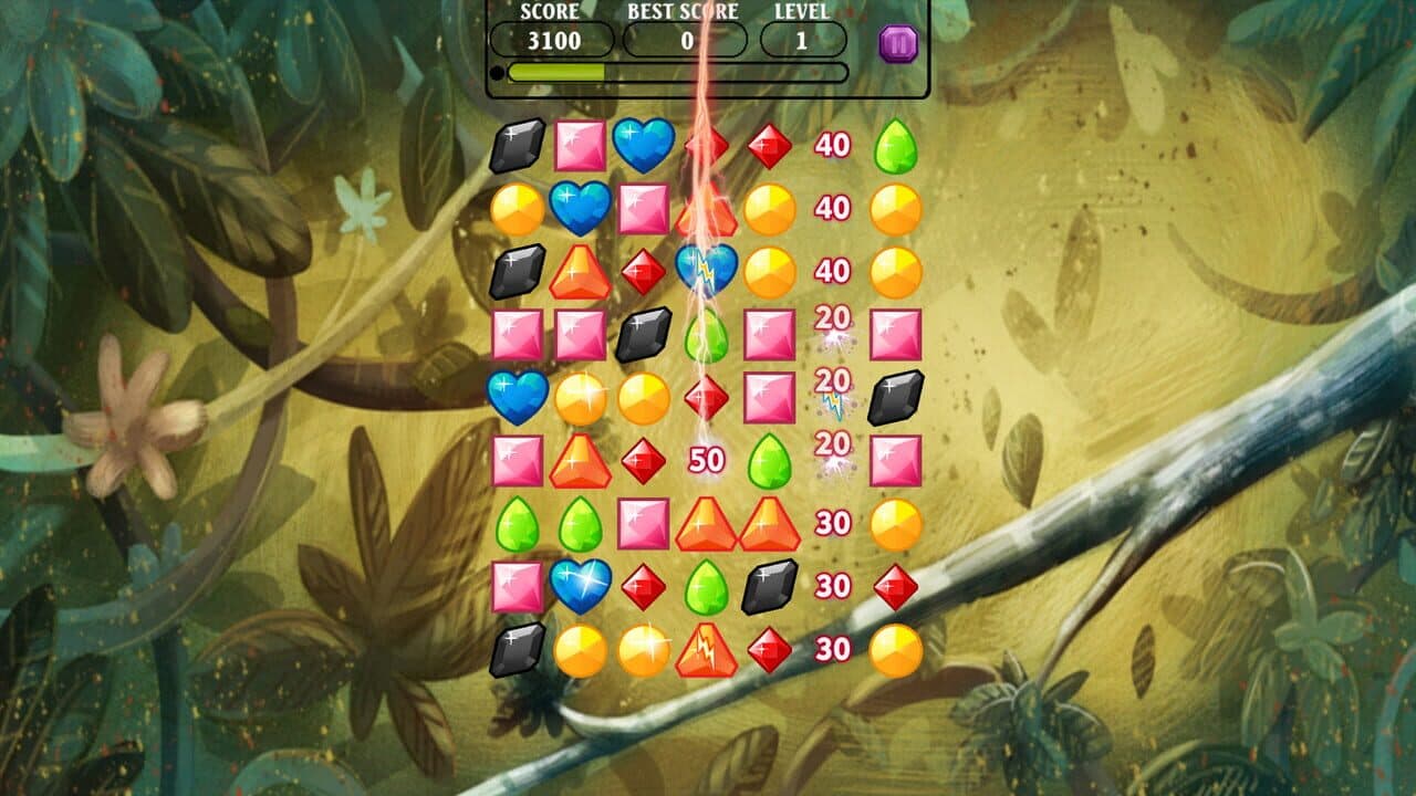 Jewels of the Mysterious Woodland: Mountains & Clouds Jewel Match thumbnail 4