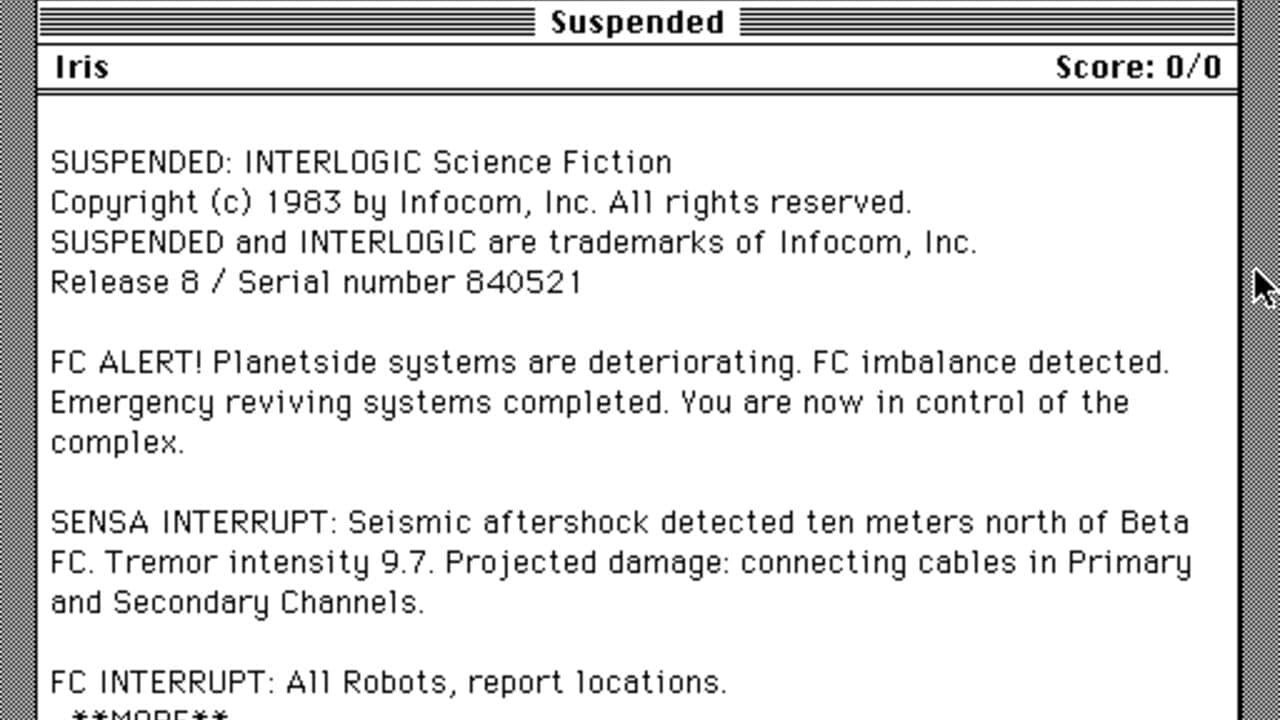 Suspended screenshot 1