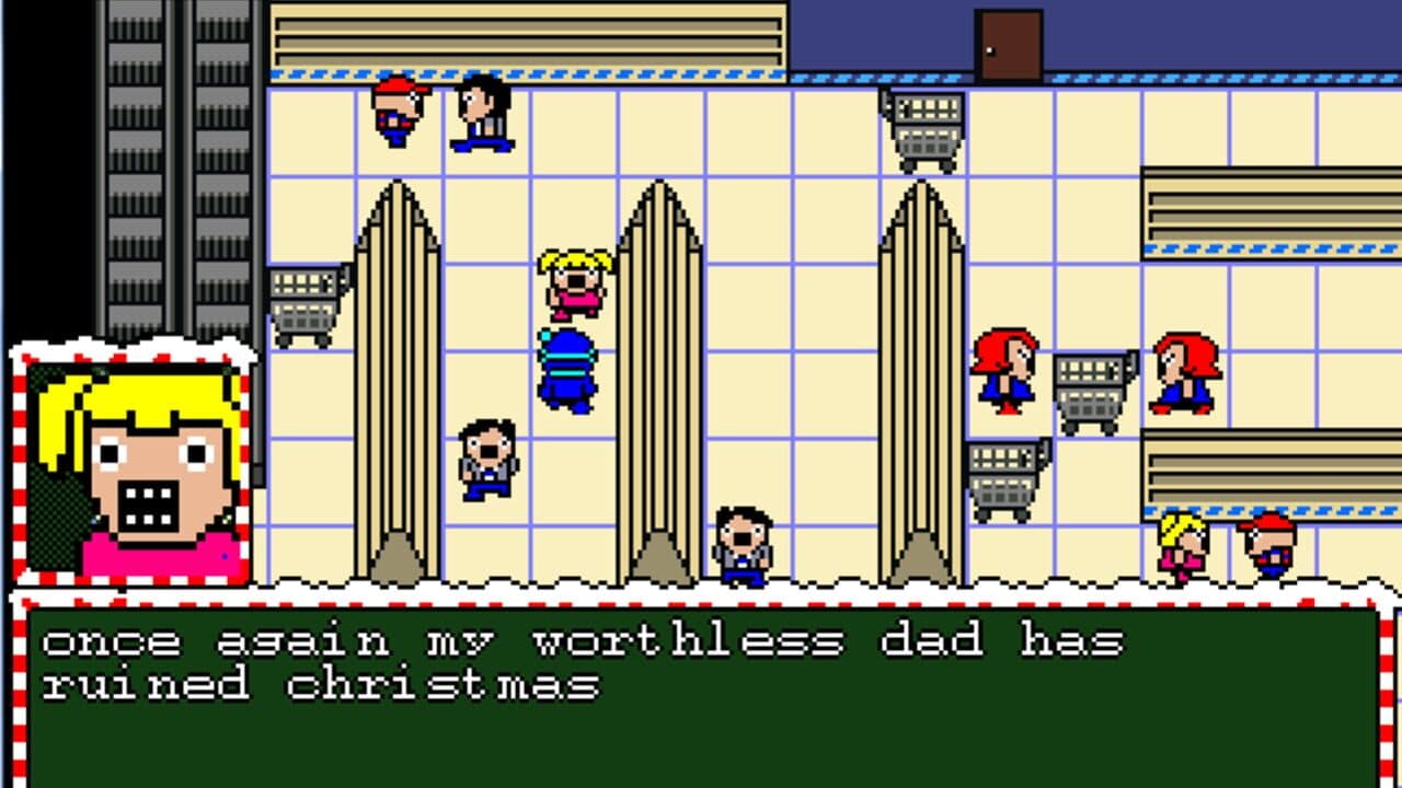 Megaman Sprite Christmas thumbnail 3