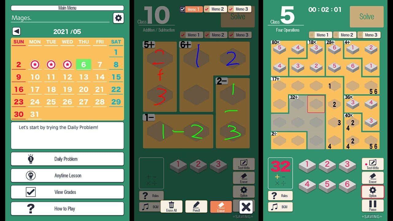 MMC Kenken: The World's Most Exciting Math and Logic Puzzle screenshot 1