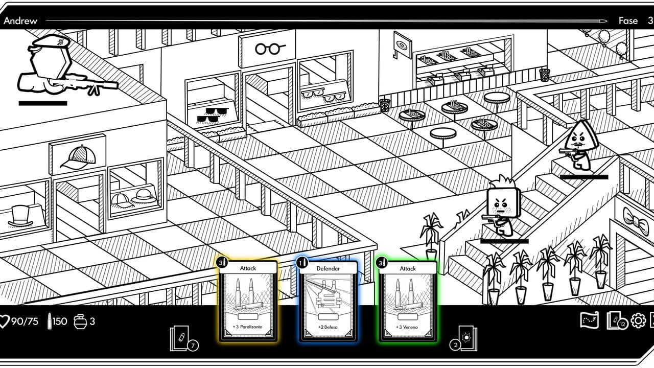 Geometric Sniper: Card Game screenshot 1